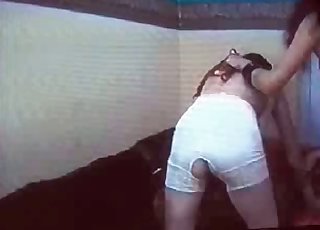 Black dog wants brutal banging